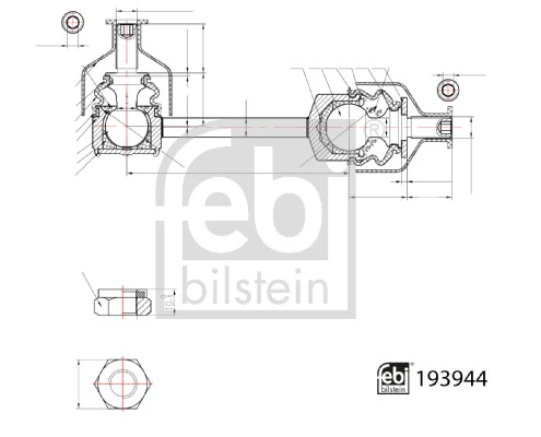 Link/Coupling Rod, stabiliser bar